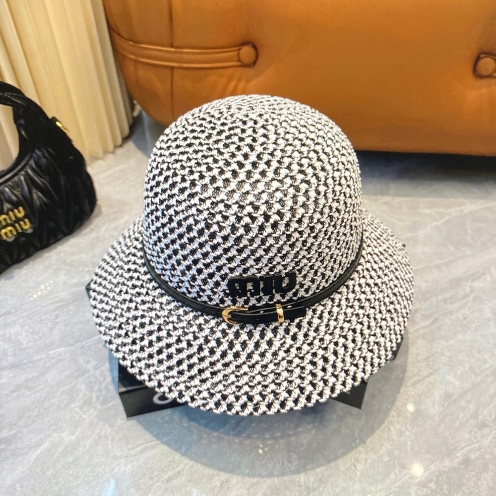 Classic MiuMiu Sun Straw Hat